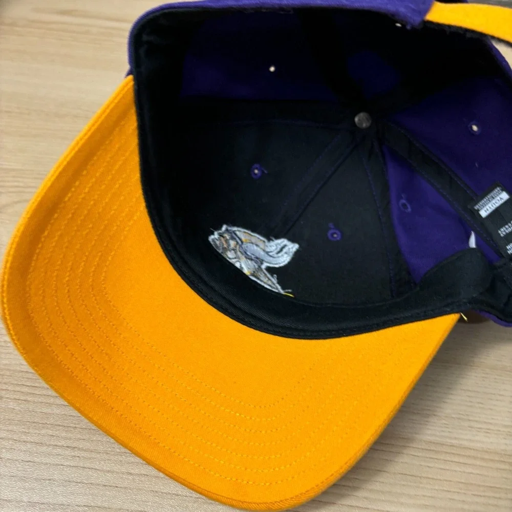 Minnesota Vikings‎ Hat Cap Strap Back Youth Boys Purple NFL Football '47
